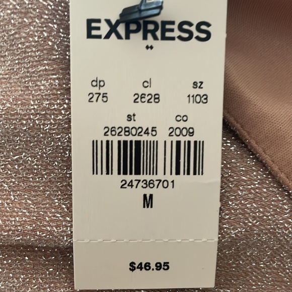 Express, Medium, pink with sparkles - Picture 3 of 4